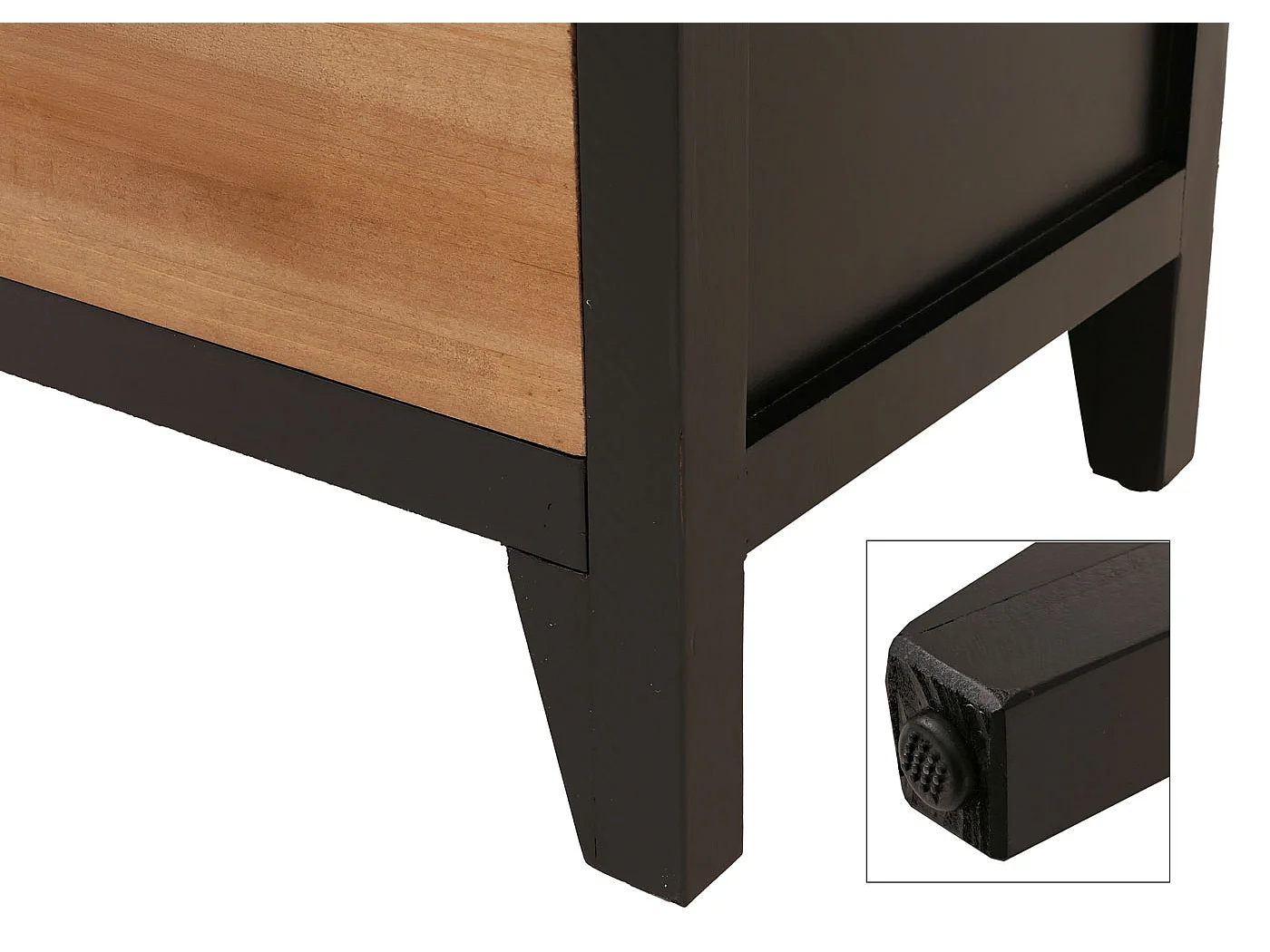 Apothekerkommode MCW-O63, Korpus schwarz