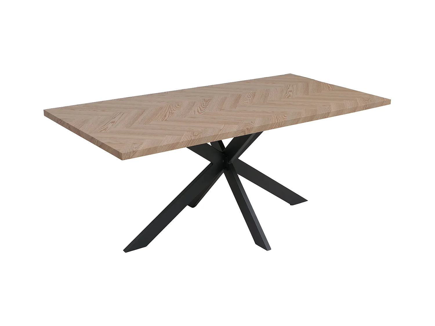 Esszimmertisch MCW-O55, Helle Eiche-Optik