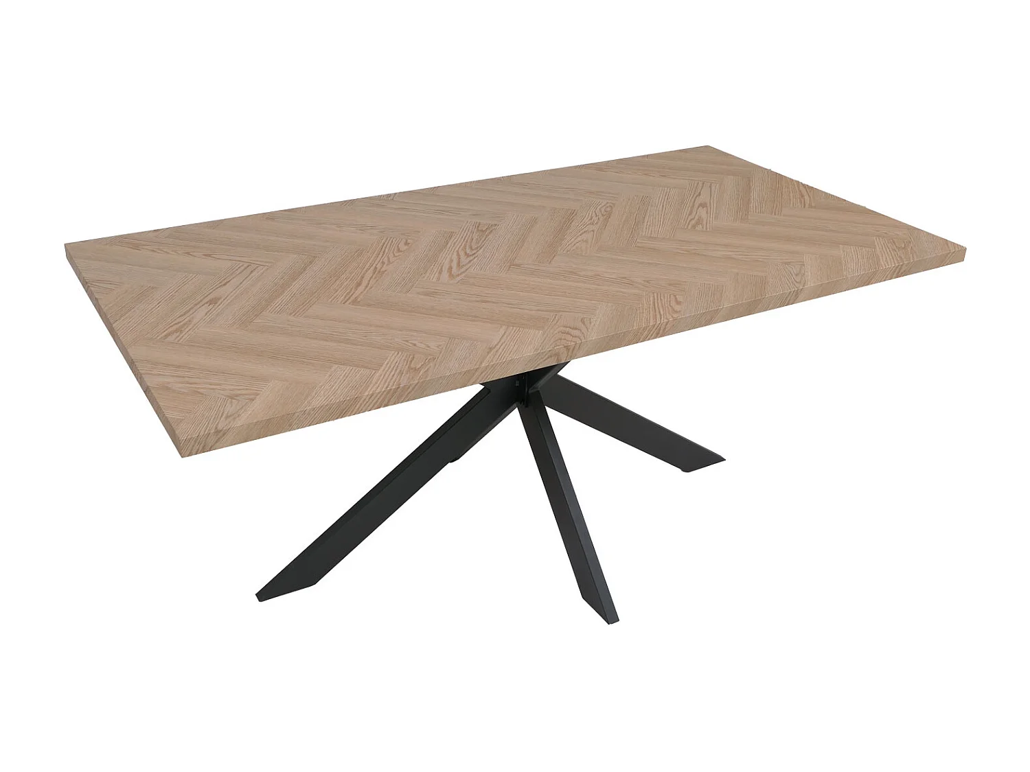 Esszimmertisch MCW-O55, Helle Eiche-Optik