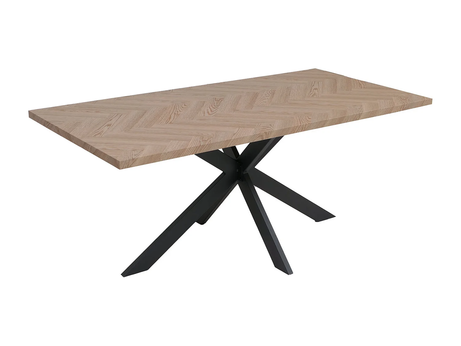 Esszimmertisch MCW-O55, Helle Eiche-Optik