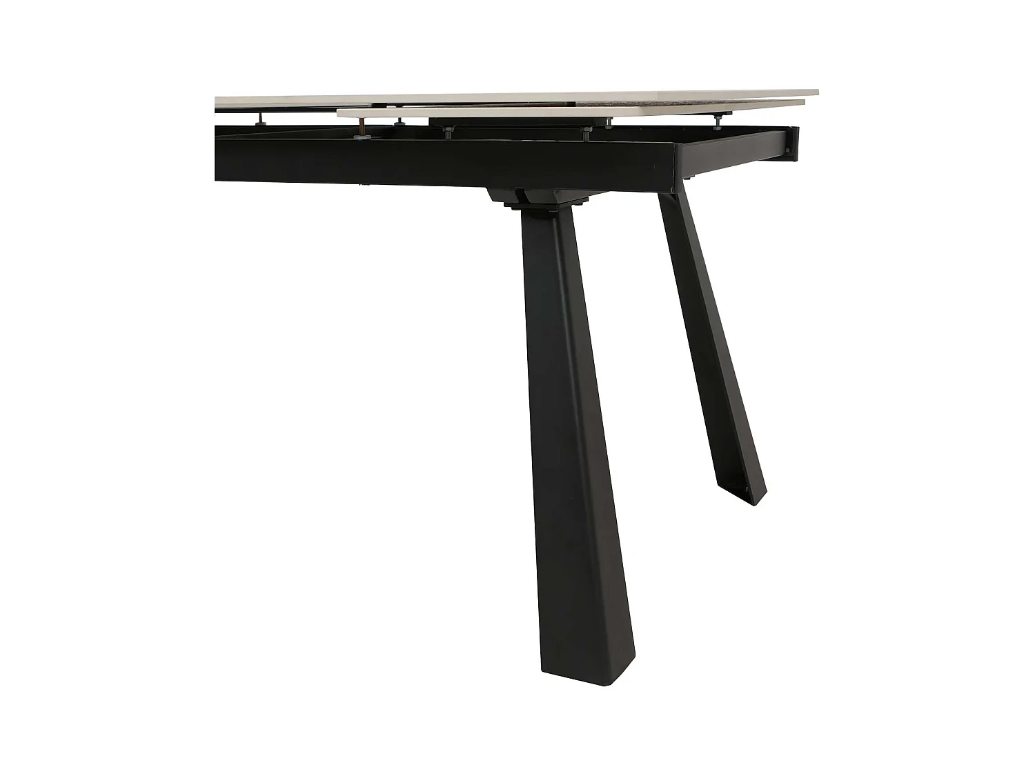 Esszimmertisch MCW-O59, Marmor-Optik beige