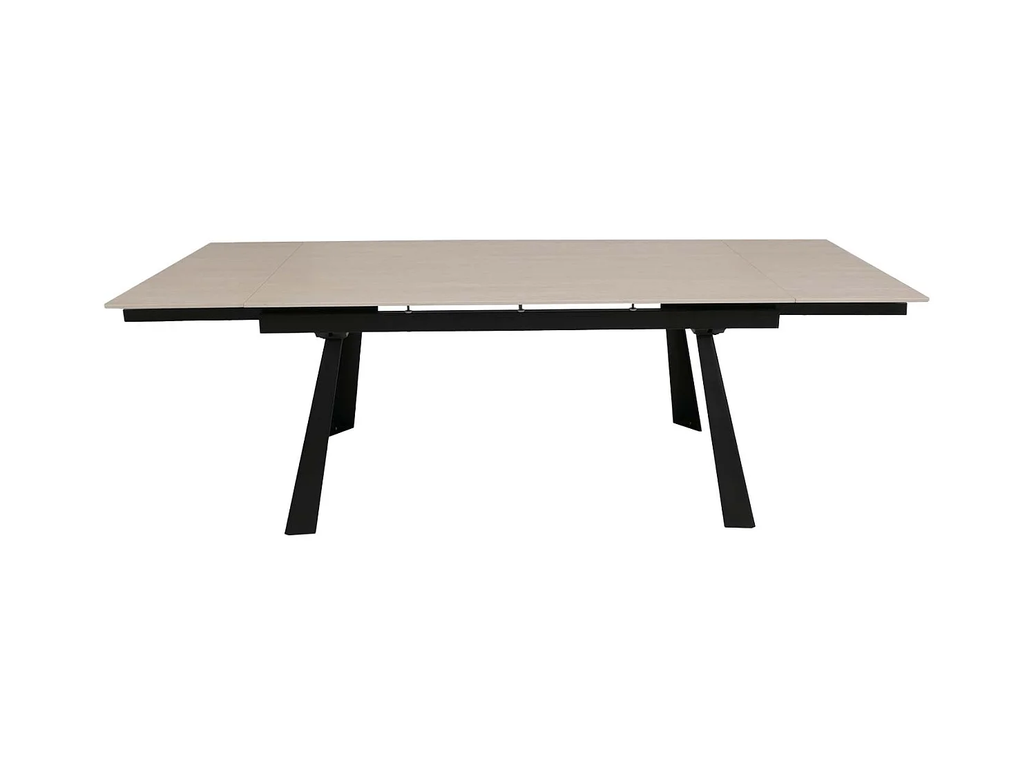 Esszimmertisch MCW-O59, Marmor-Optik beige