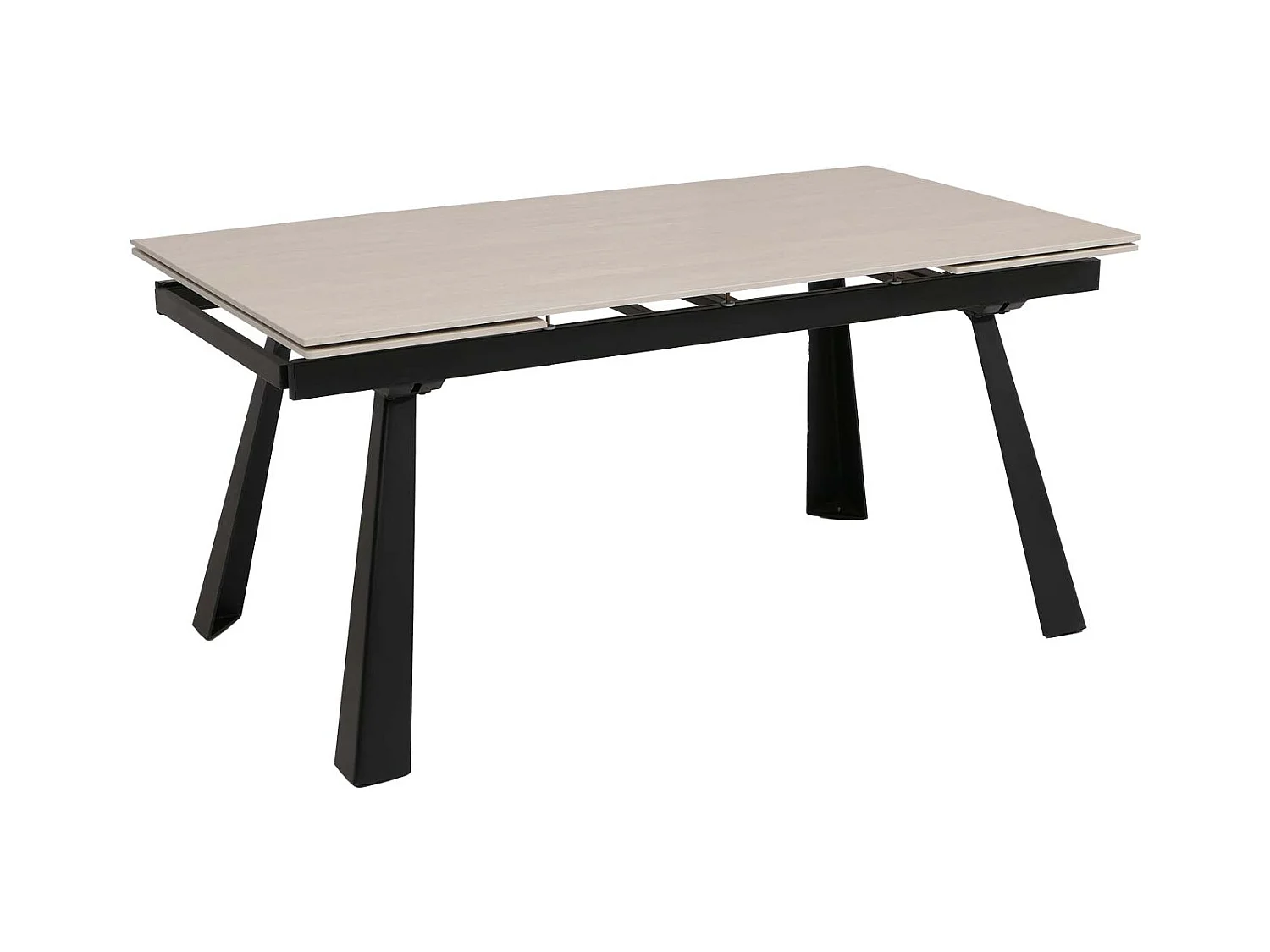 Esszimmertisch MCW-O59, Marmor-Optik beige