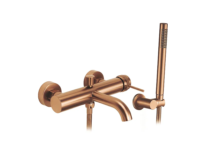 Grifo De Bañera Rea Lungo Brush Copper