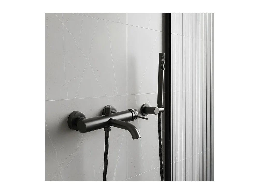 Rubinetto Da Vasca Rea Lungo Grip Titanium