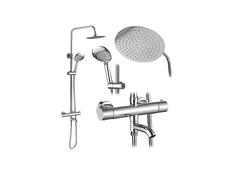 Duschgarnitur Rea Lungo Diamond Chrome