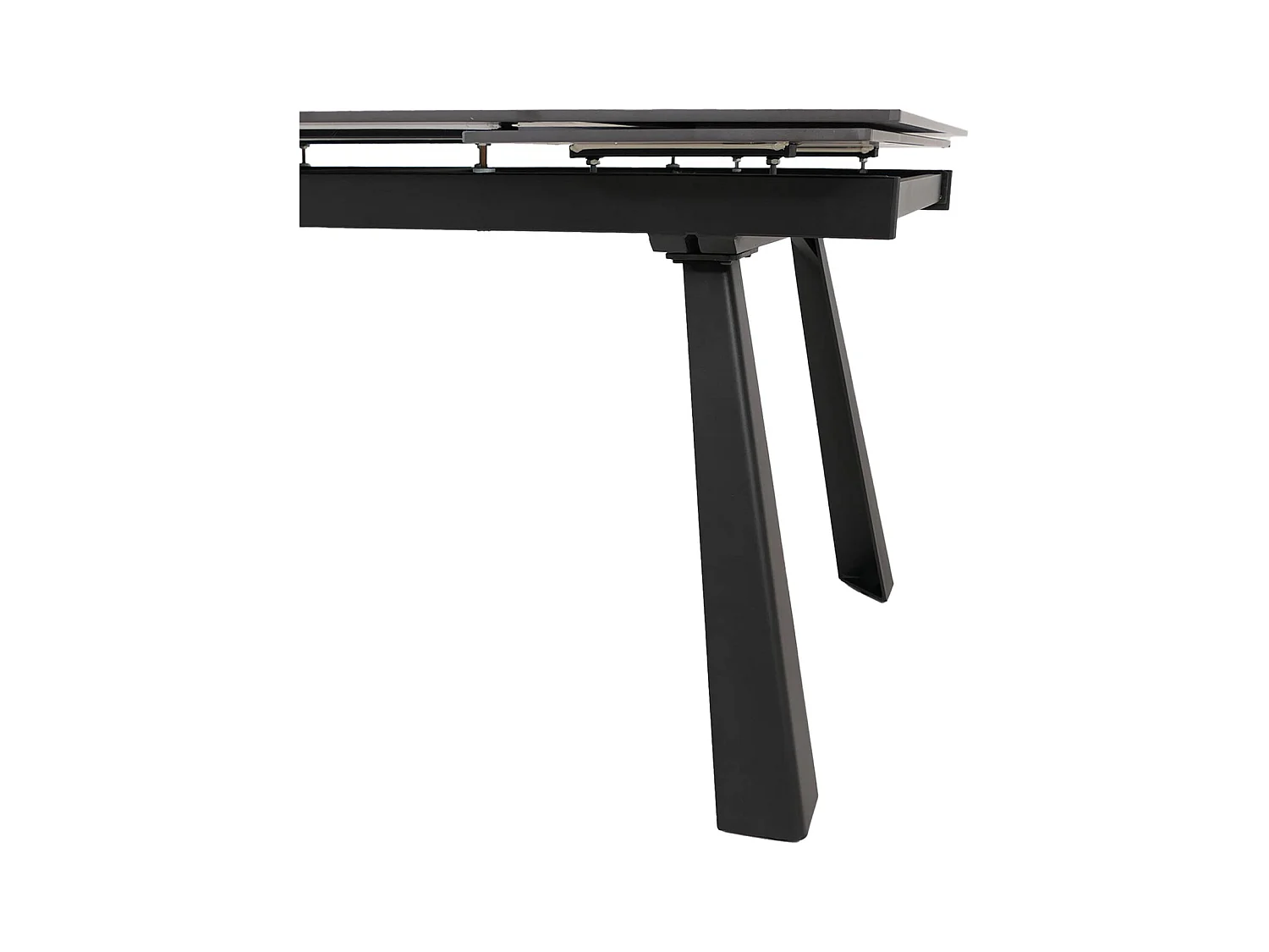 Esszimmertisch MCW-O59, Marmor-Optik grau