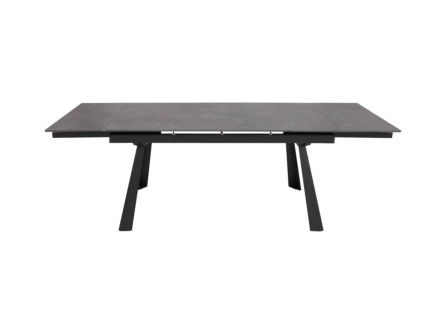 Esszimmertisch MCW-O59, Marmor-Optik grau