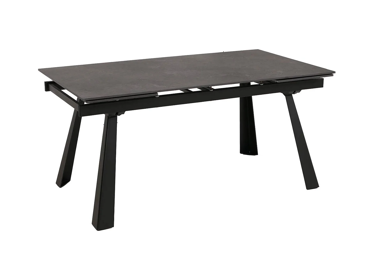 Esszimmertisch MCW-O59, Marmor-Optik grau