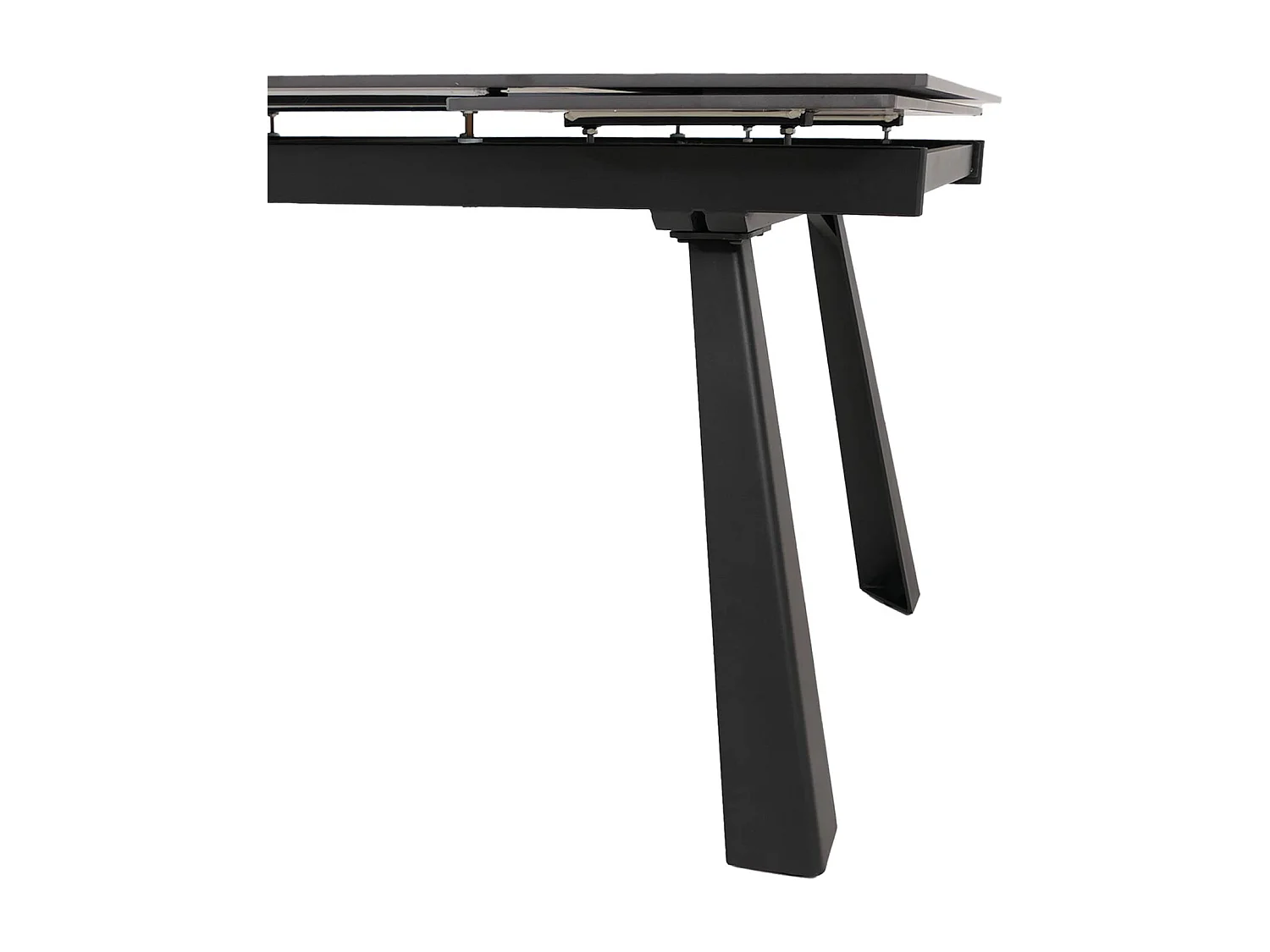 Esszimmertisch MCW-O59, Marmor-Optik grau