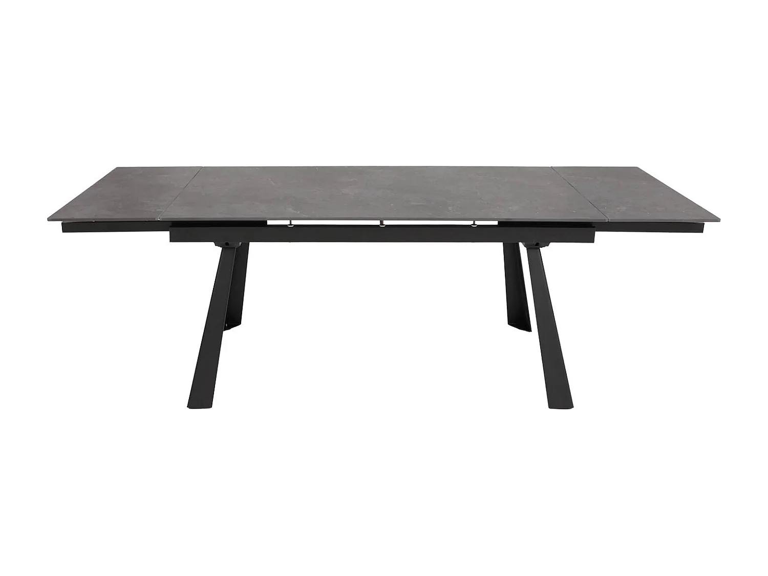 Esszimmertisch MCW-O59, Marmor-Optik grau