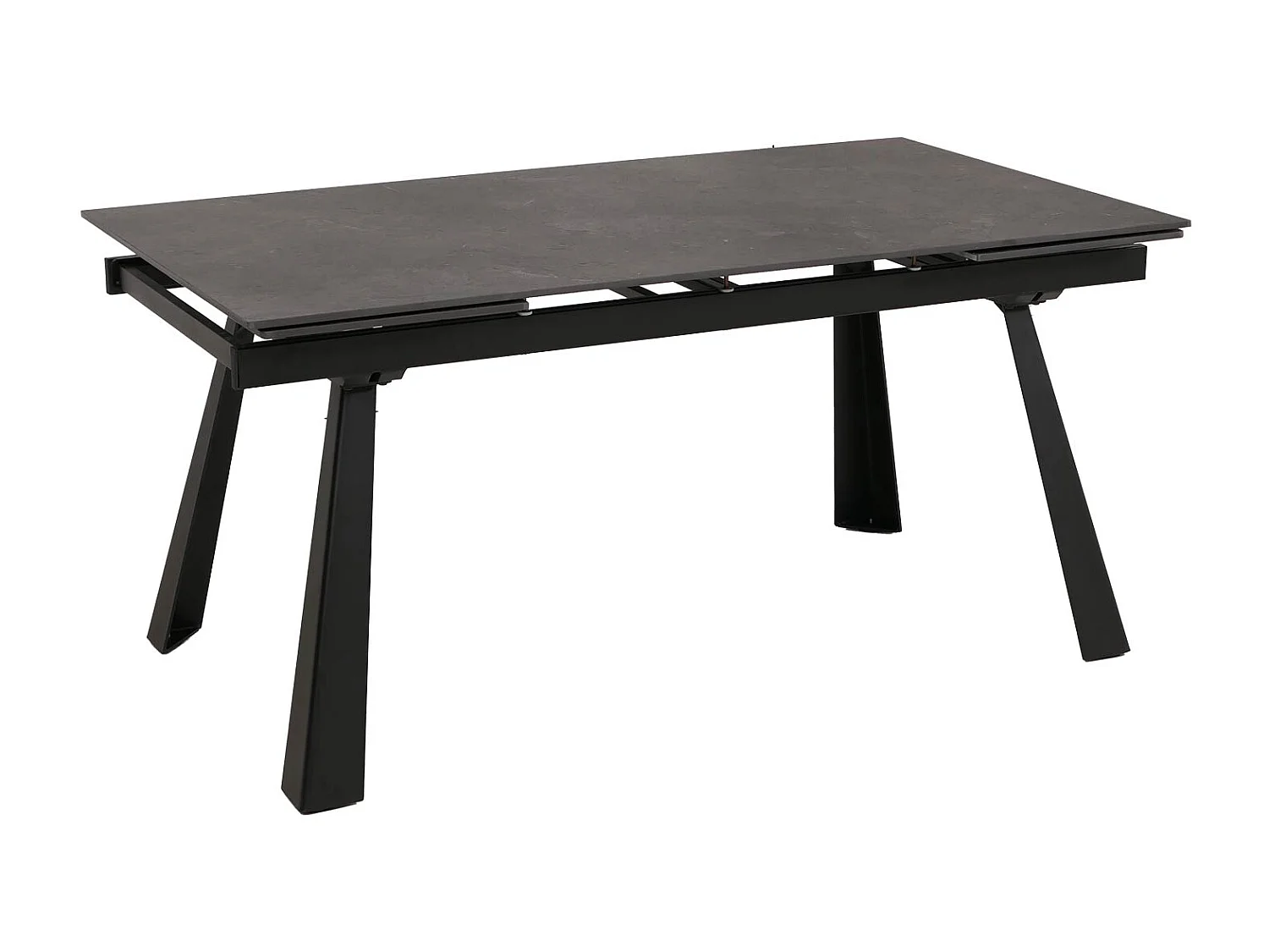 Esszimmertisch MCW-O59, Marmor-Optik grau