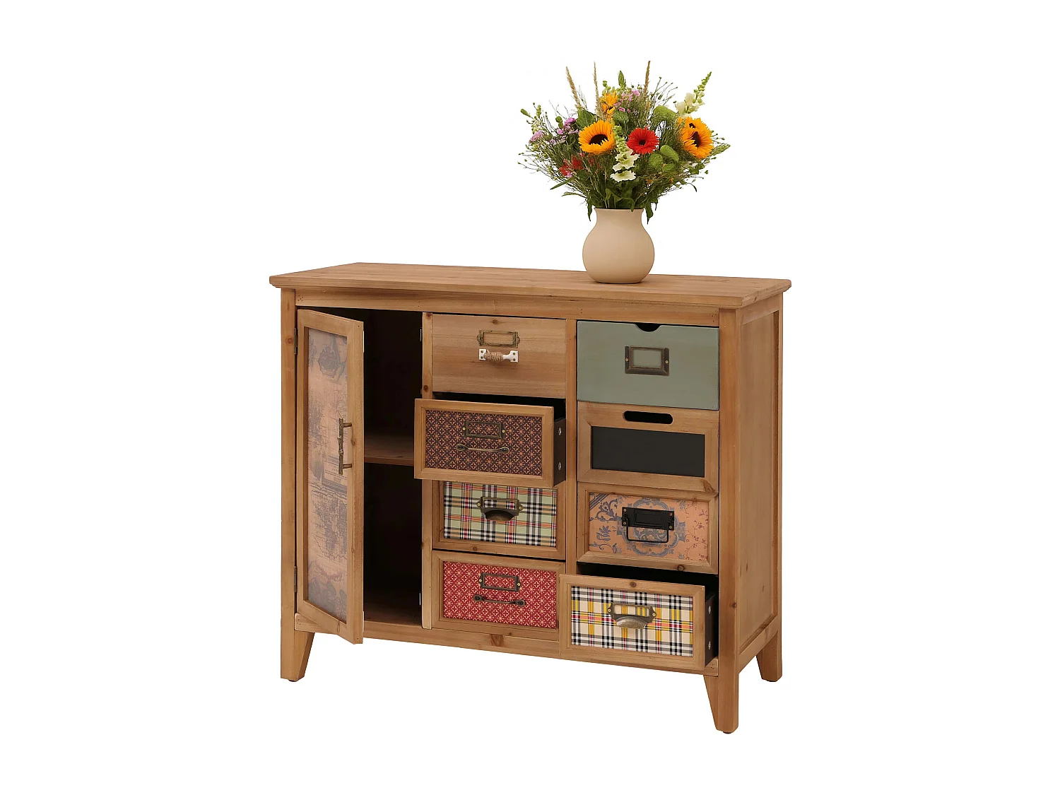 Apothekerkommode MCW-O63, Korpus natur