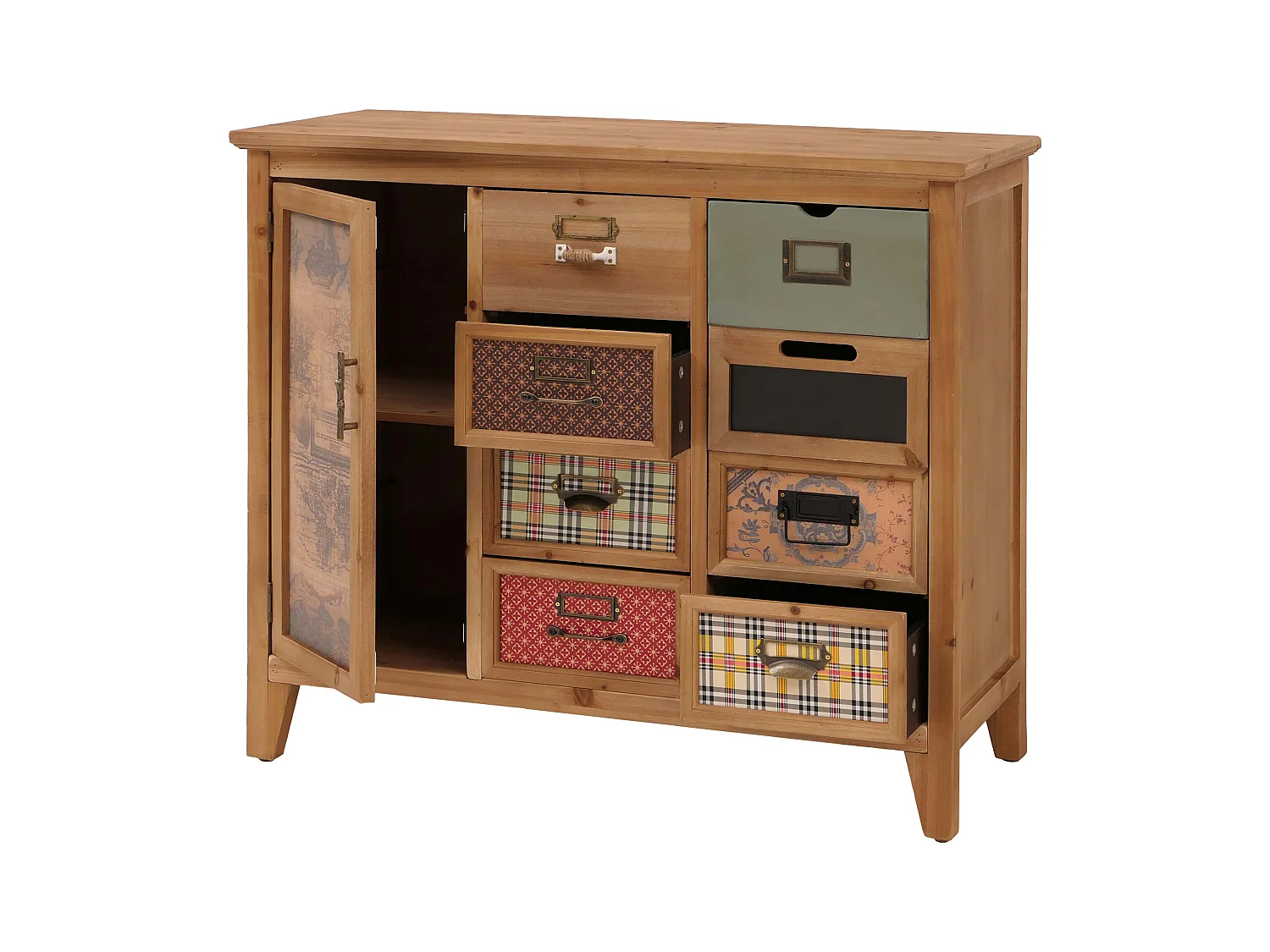 Apothekerkommode MCW-O63, Korpus natur