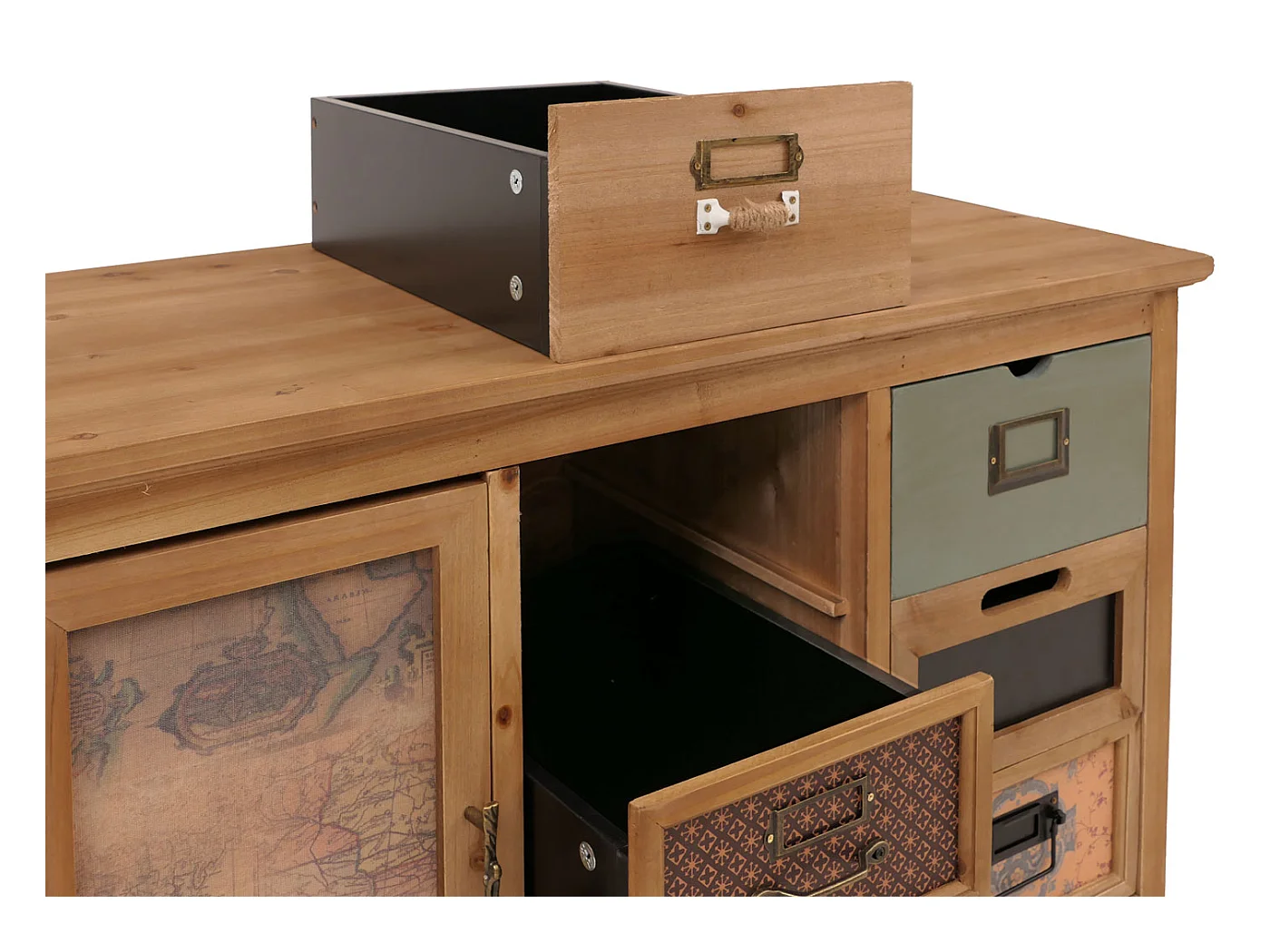 Apothekerkommode MCW-O63, Korpus natur