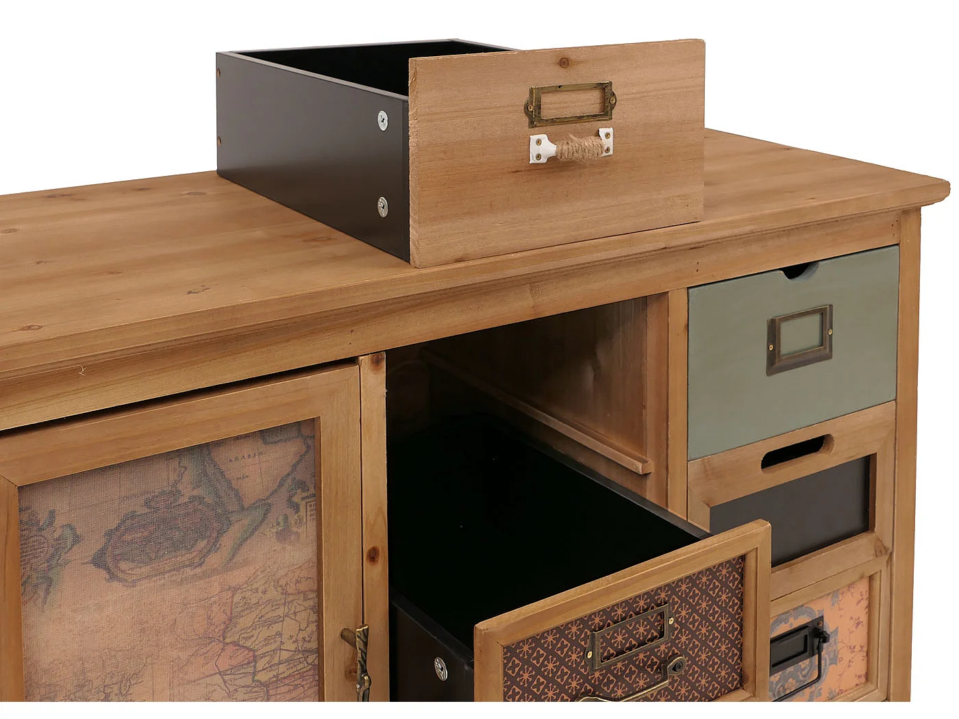 Apothekerkommode MCW-O63, Korpus natur