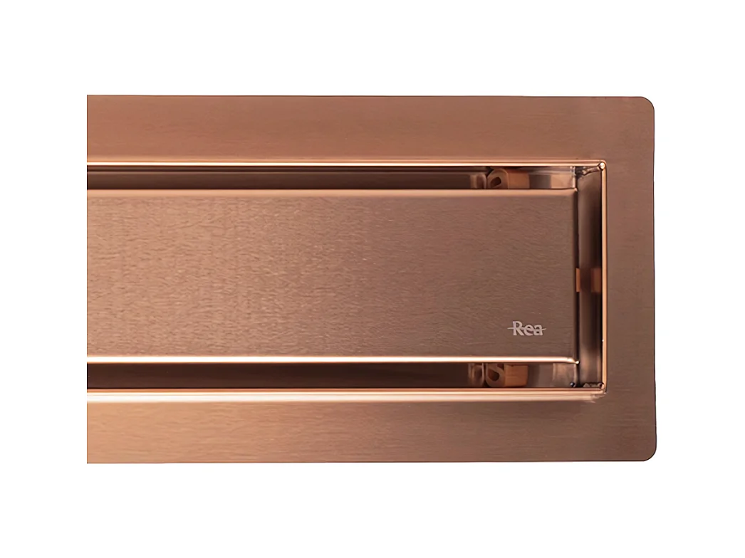 Lineaire Afvoer Rea Neox 80 Brush Copper