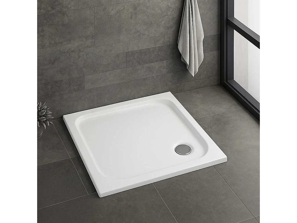 Duschtasse Rea Belmond 80X80 White