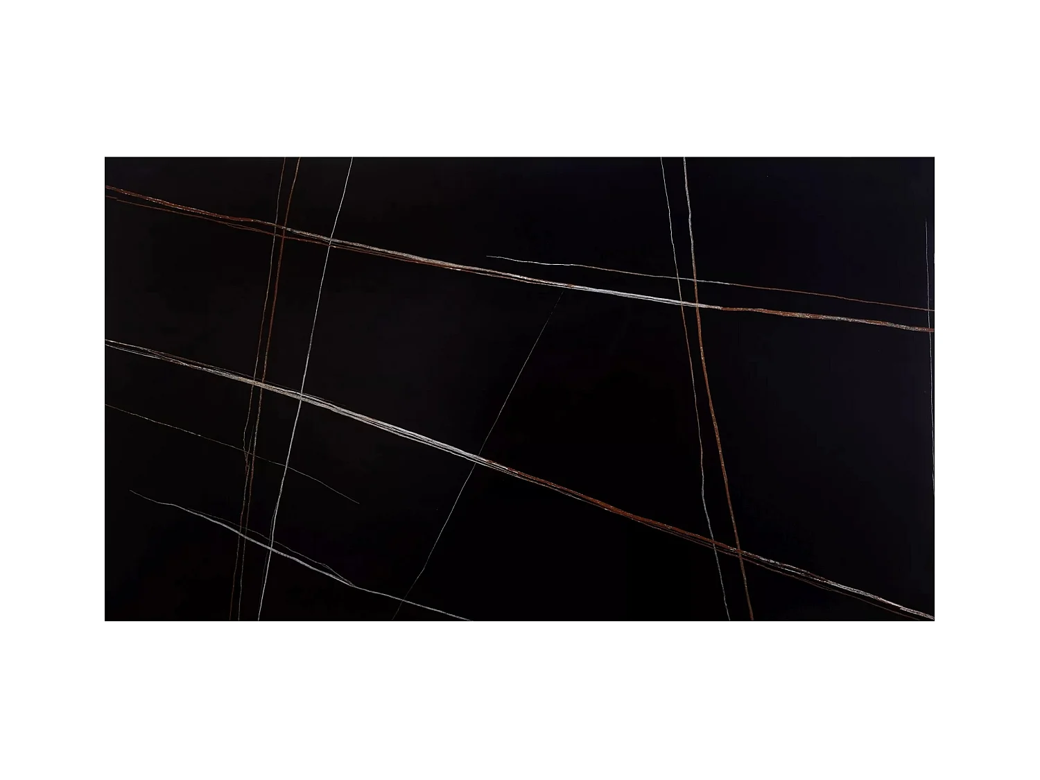 Table à manger Norton/Céramique/Métal/Extensible/Noir