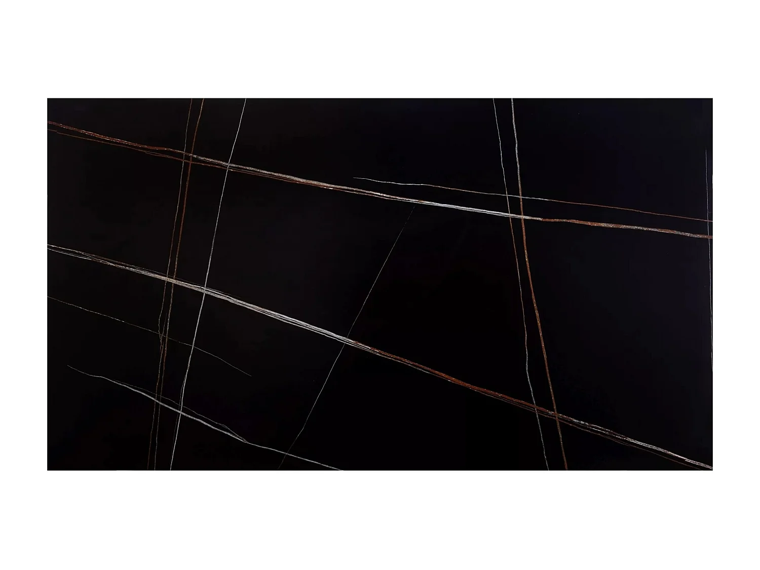 Table à manger Norton/Céramique/Métal/Extensible/Noir