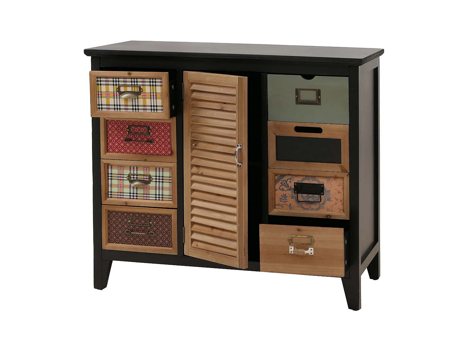 Komoda aptekarska MCW-O63,  korpus czarny