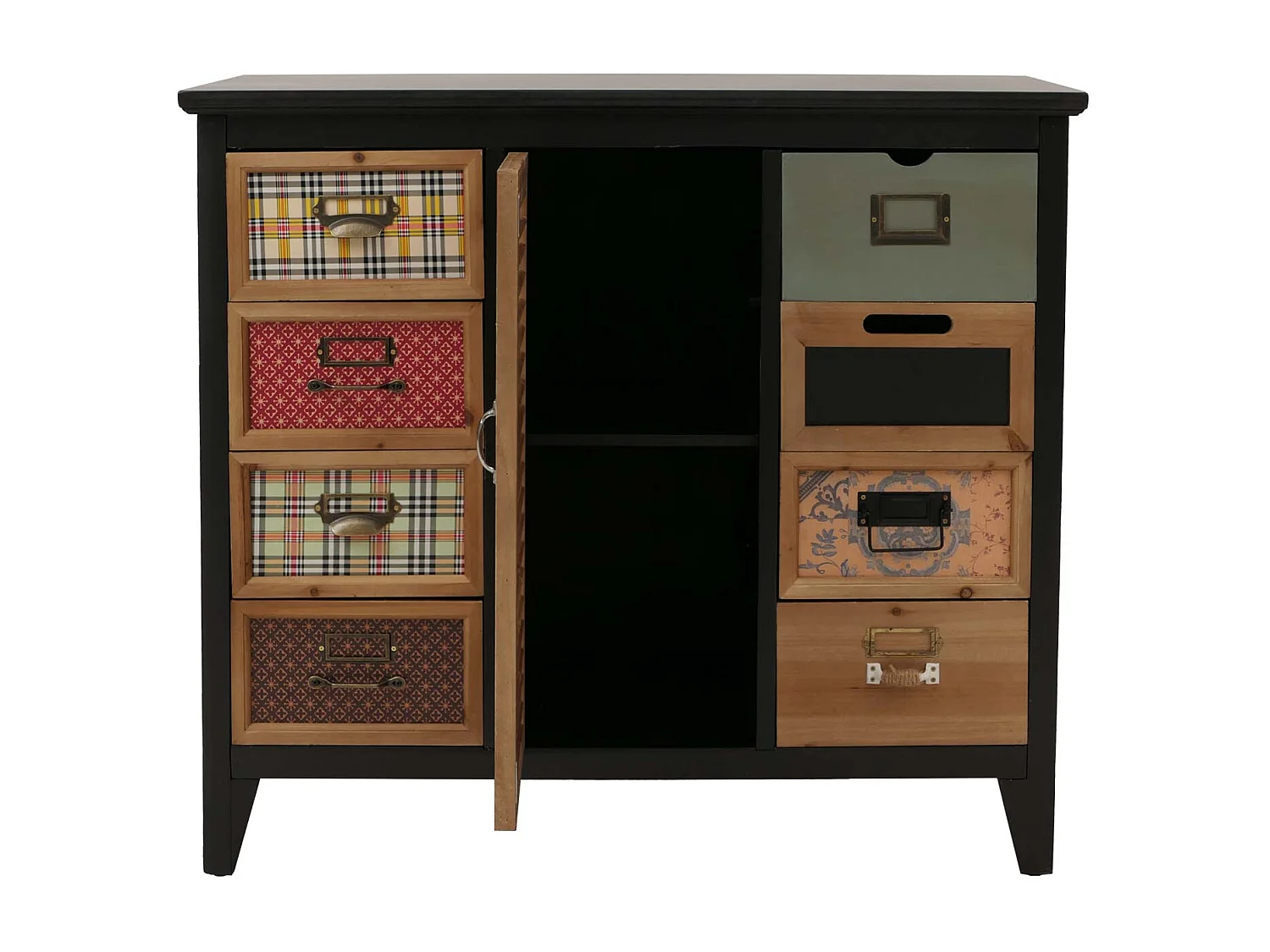 Komoda aptekarska MCW-O63,  korpus czarny