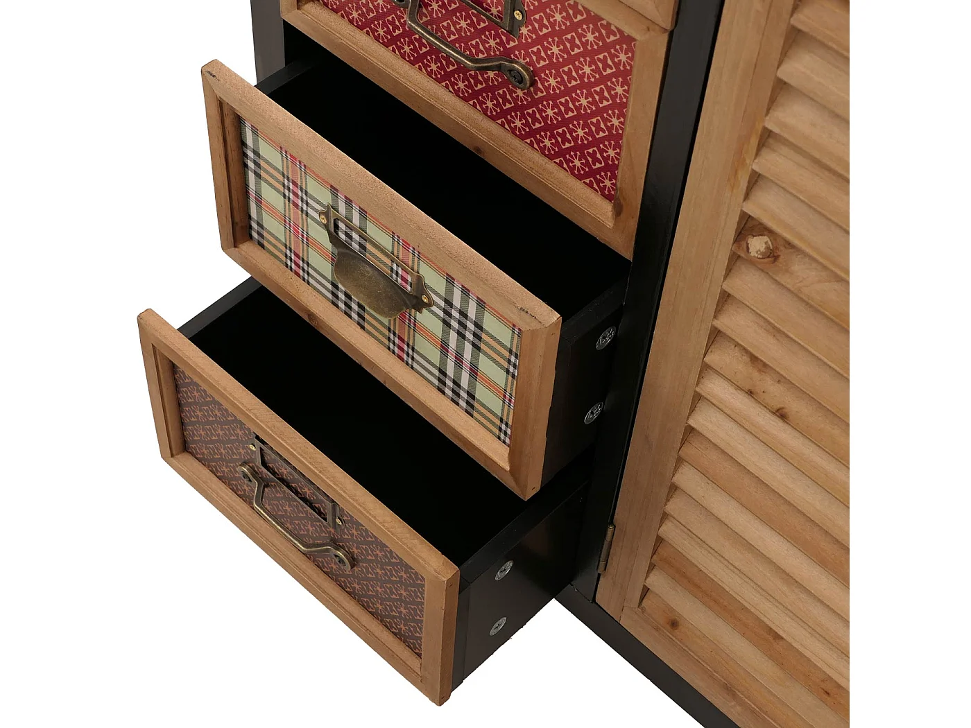 Komoda aptekarska MCW-O63,  korpus czarny