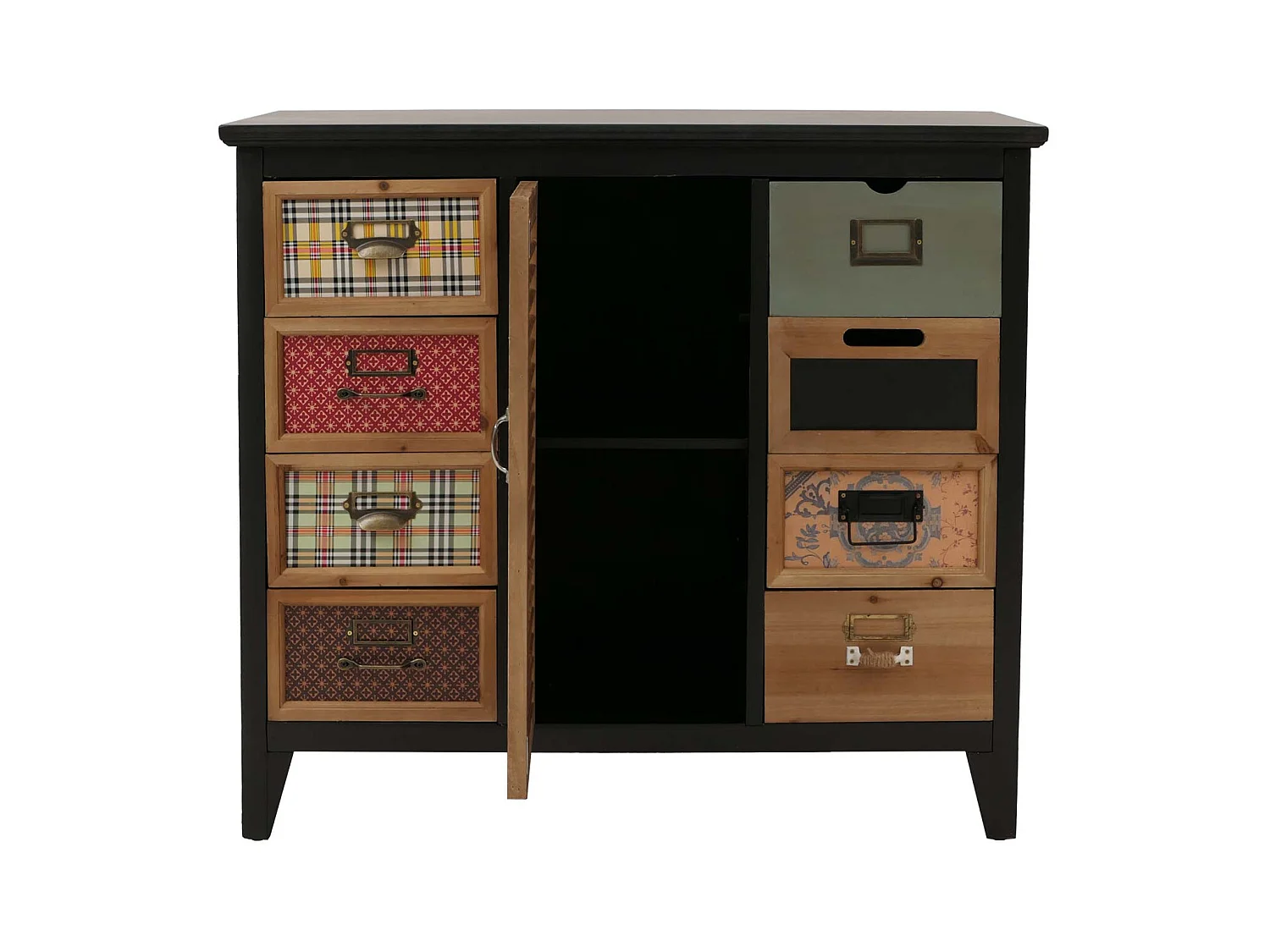 Apothekerkommode MCW-O63, Korpus schwarz