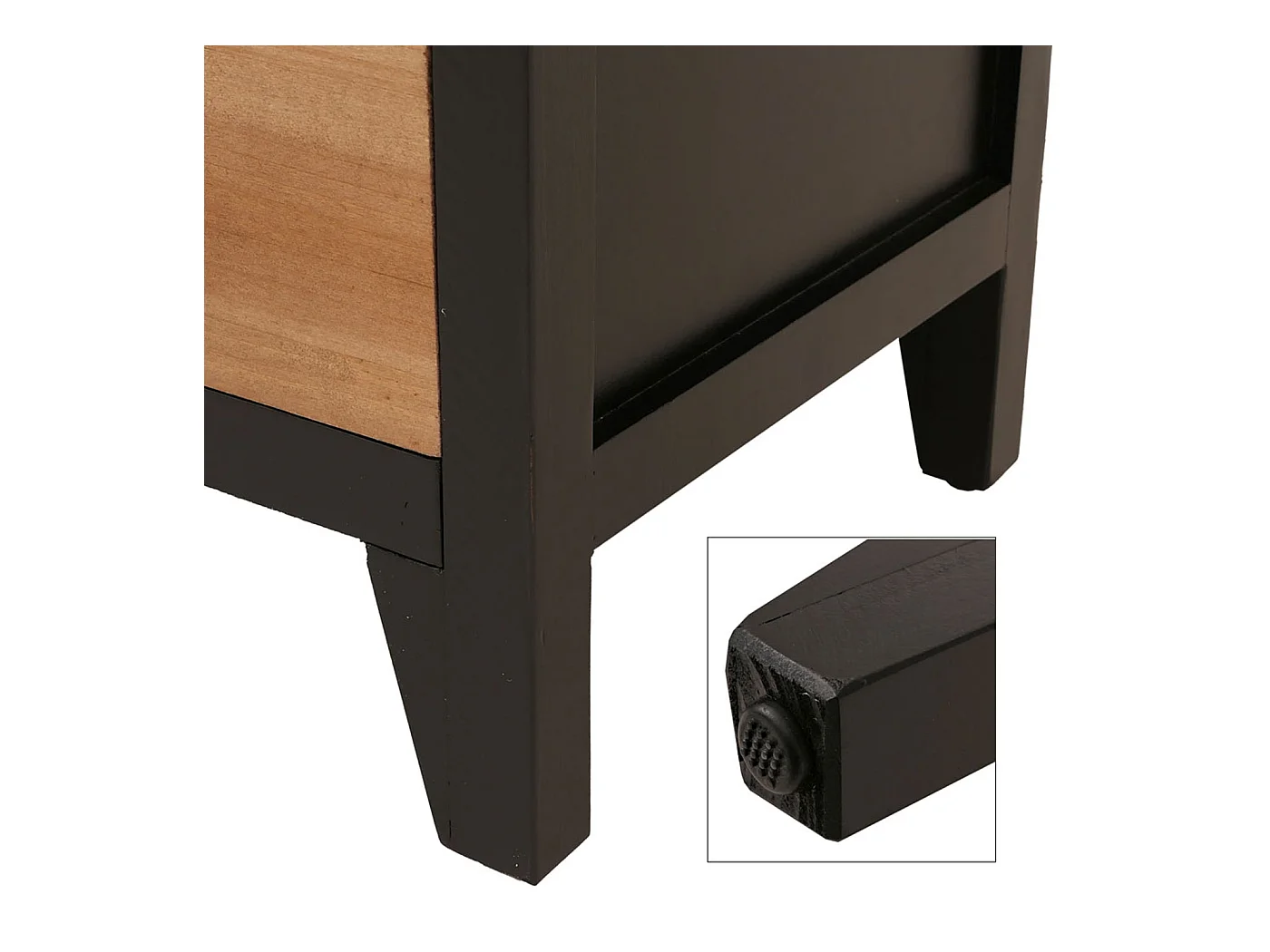 Apothekerkommode MCW-O63, Korpus schwarz