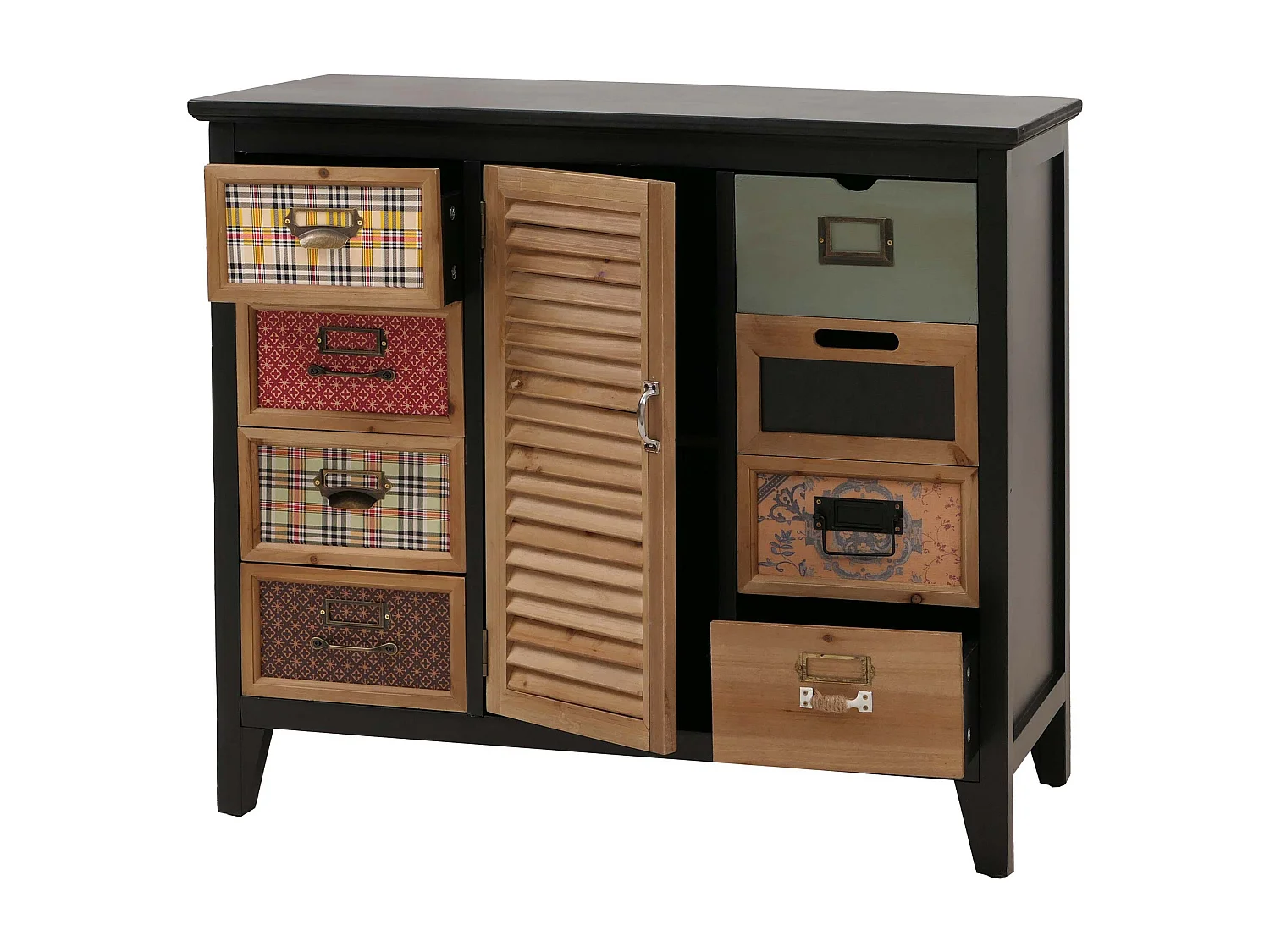 Apothekerkommode MCW-O63, Korpus schwarz