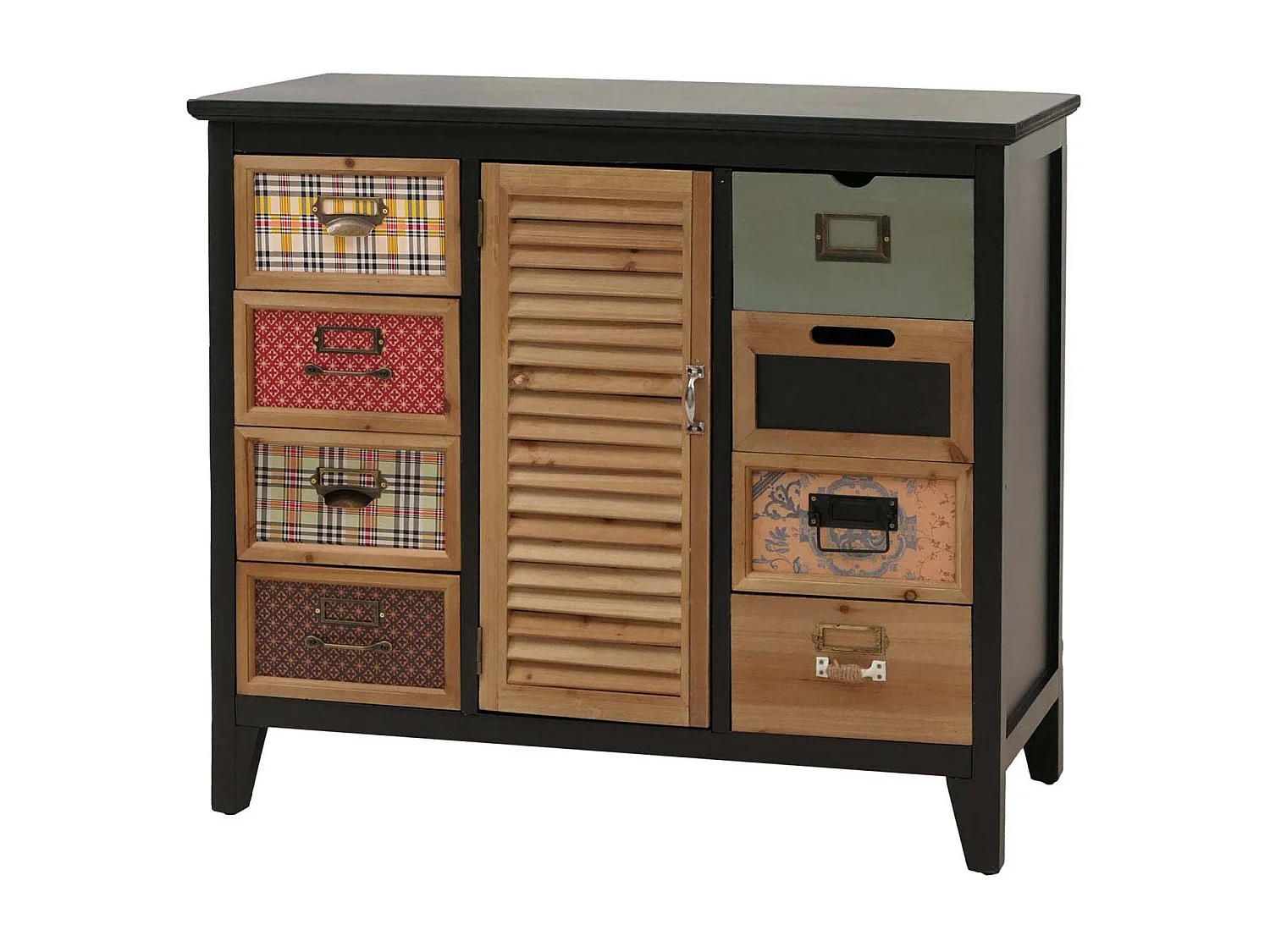 Apothekerkommode MCW-O63, Korpus schwarz