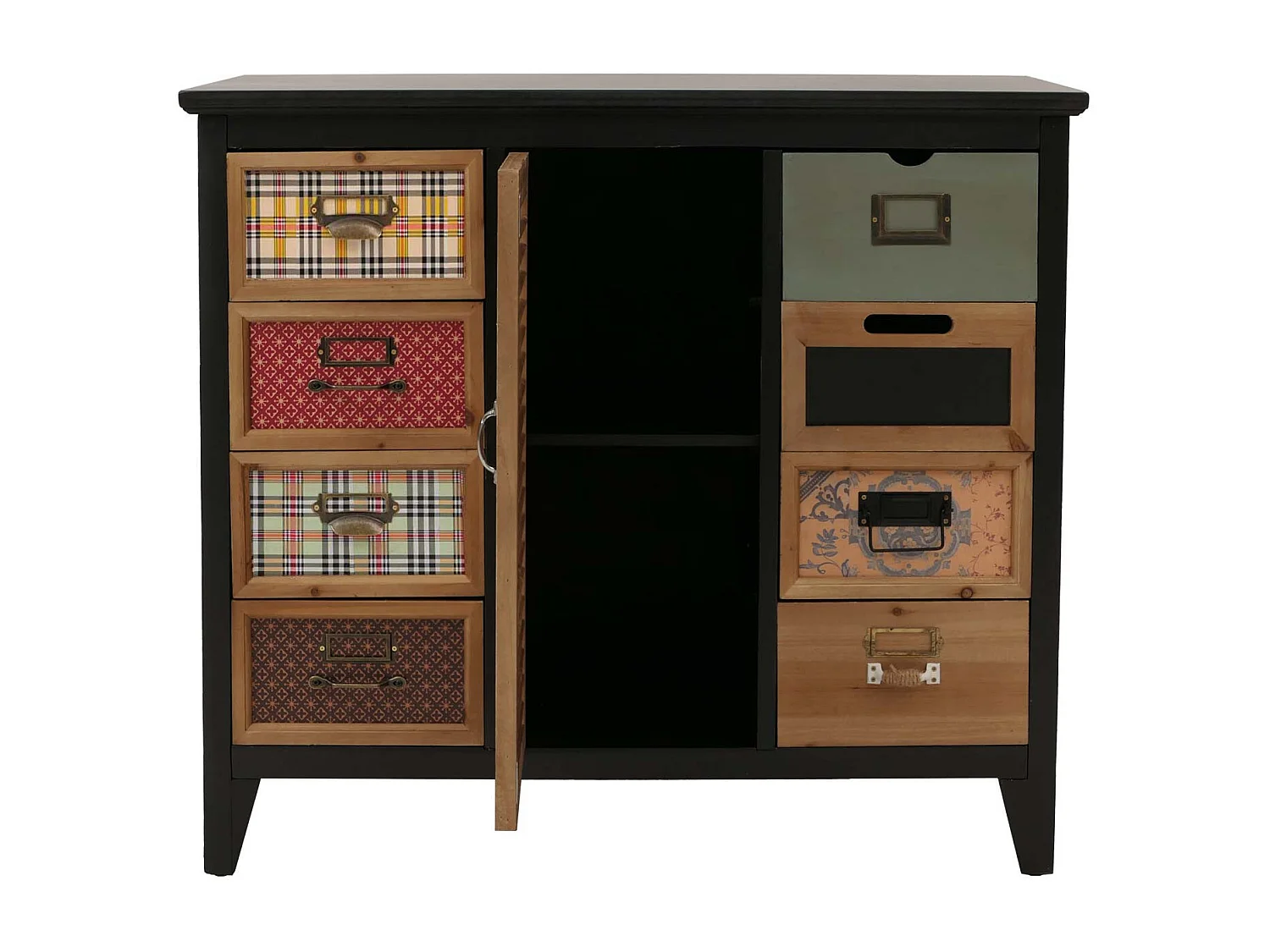 Apothekerkommode MCW-O63, Korpus schwarz