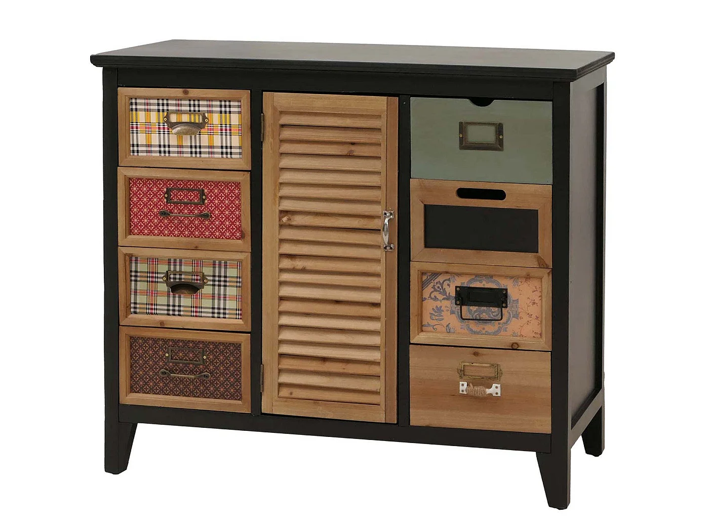 Cómoda de farmacia MCW-O63,  Cuerpo negro