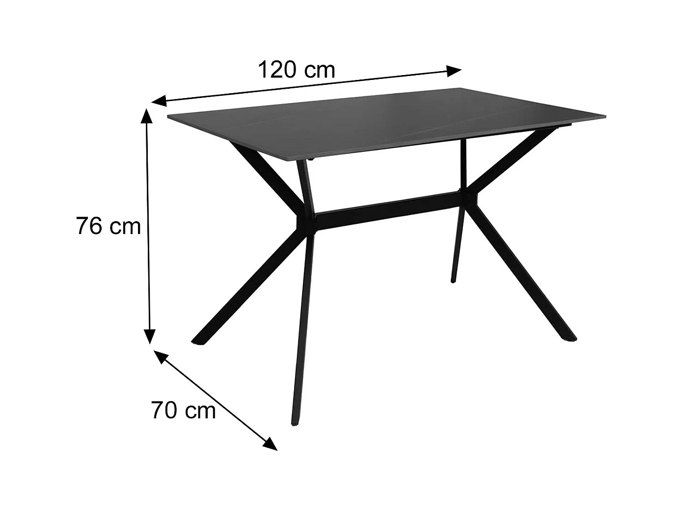 Stół do jadalni MCW-O58,  biały