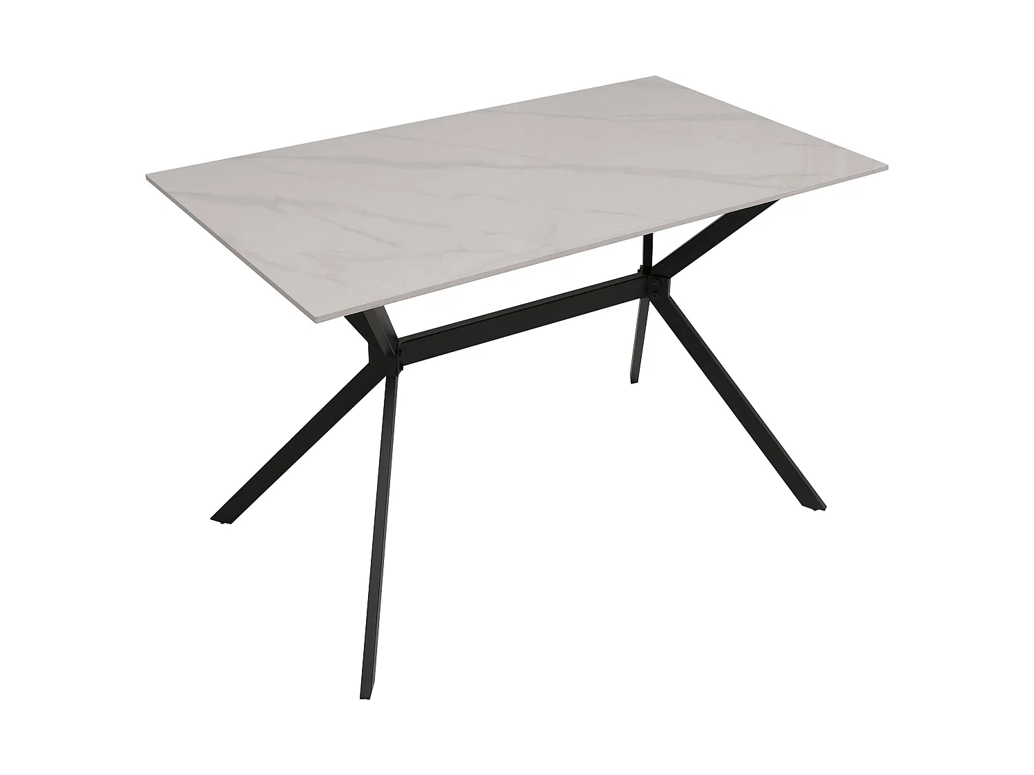 Table de salle à manger MCW-O58,  blanc