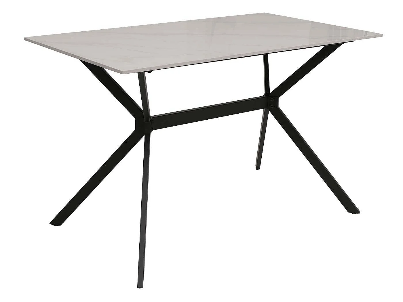 Table de salle à manger MCW-O58,  blanc