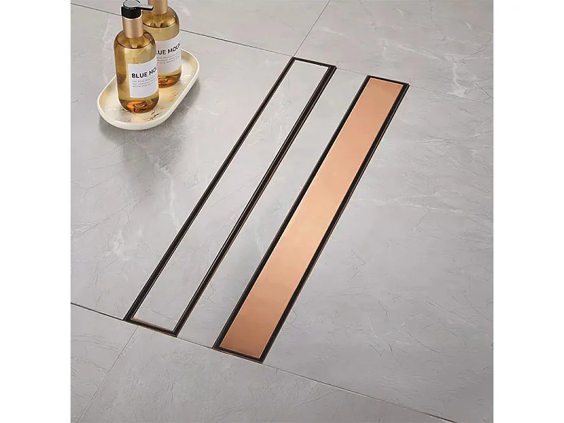 Drain Linéaire Rea Neox 90 Brush Copper