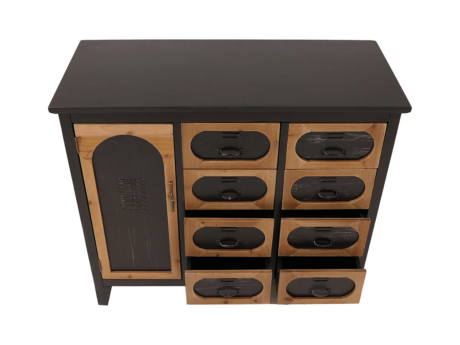 Komoda aptekarska MCW-O63,  korpus czarny