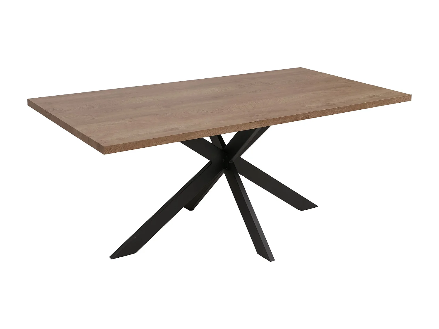 Spisebord MCW-O55,  valnødslook