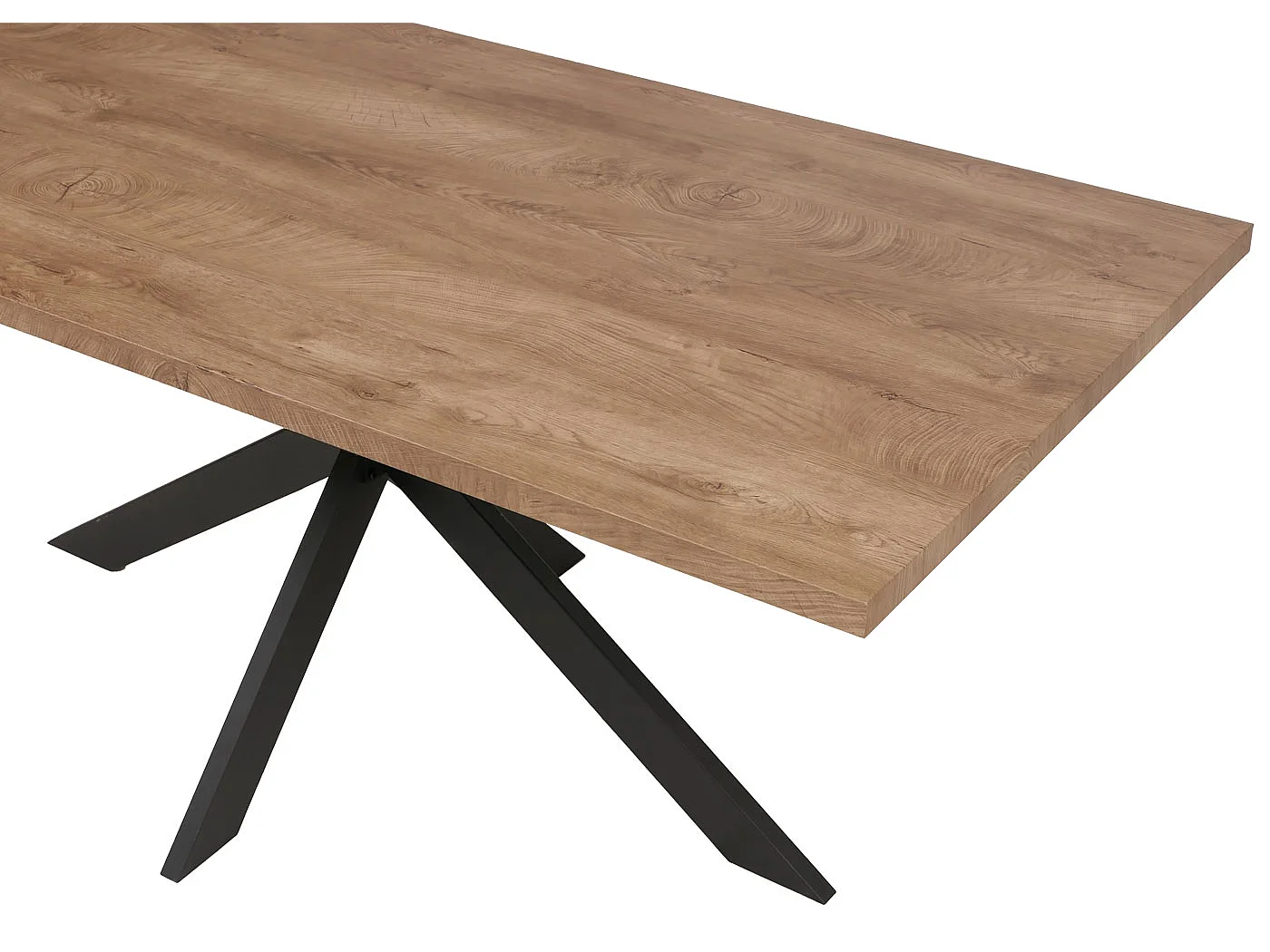 Spisebord MCW-O55,  valnødslook