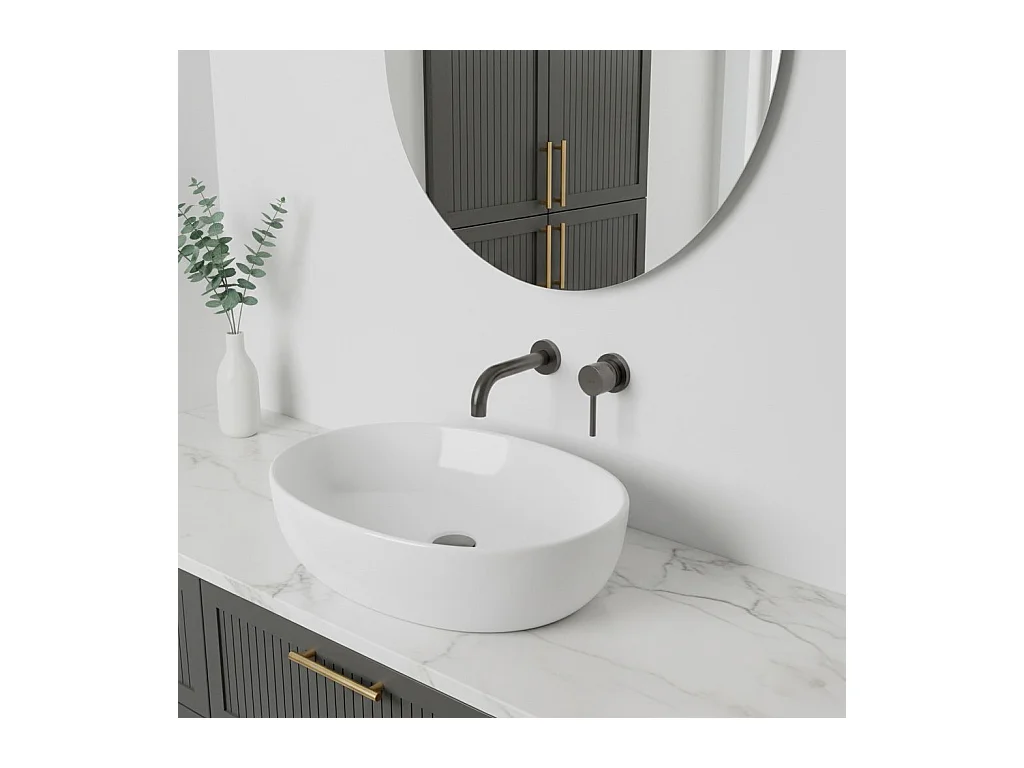 Torneira Oculta Rea Lungo +Box Titanium