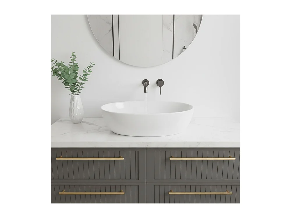 Torneira Oculta Rea Lungo +Box Titanium