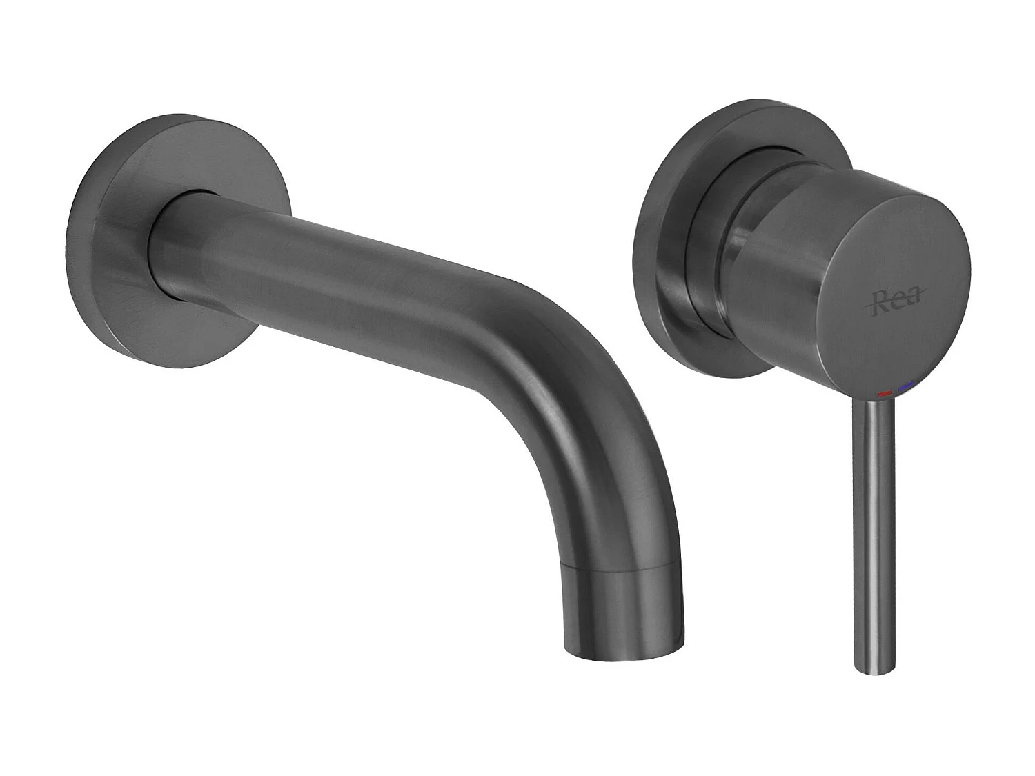 Inbouw Wastafelkraan Rea Lungo +Box Titanium