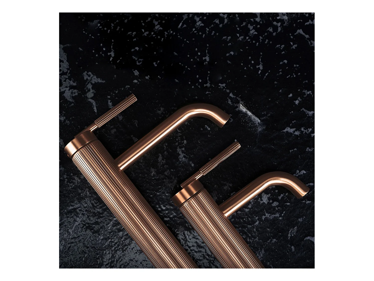 Torneira Para Lavatório Rea Argon High Brush Copper