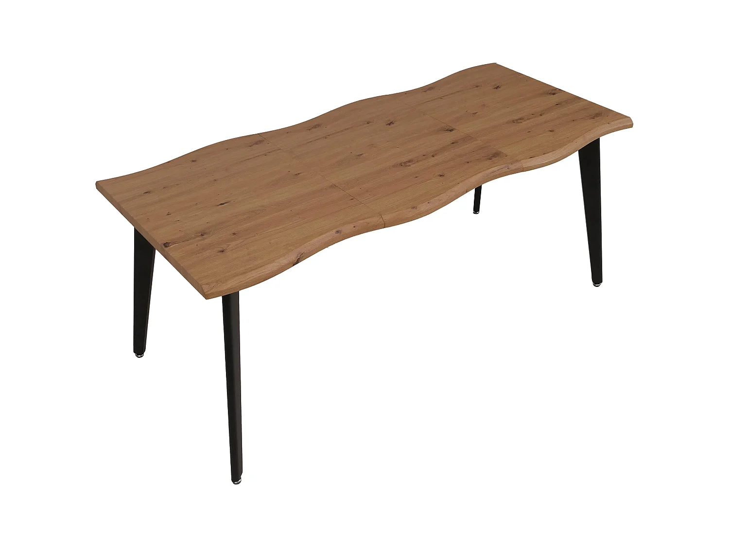 Table de salle à manger MCW-O60,  aspect noyer