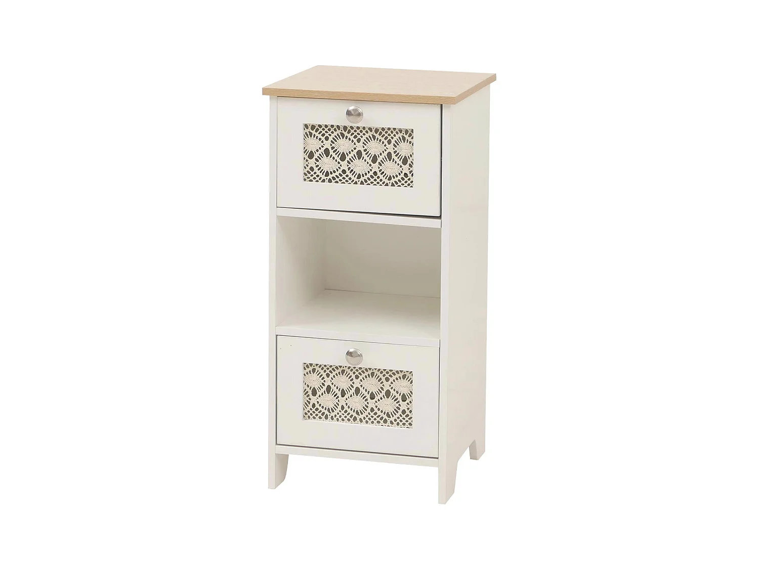 Commode MCW-O75,  blanc naturel