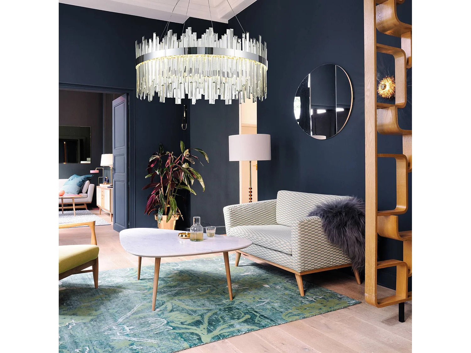 Hangende Plafondlamp Toolight App1516-Cp60 Chrome