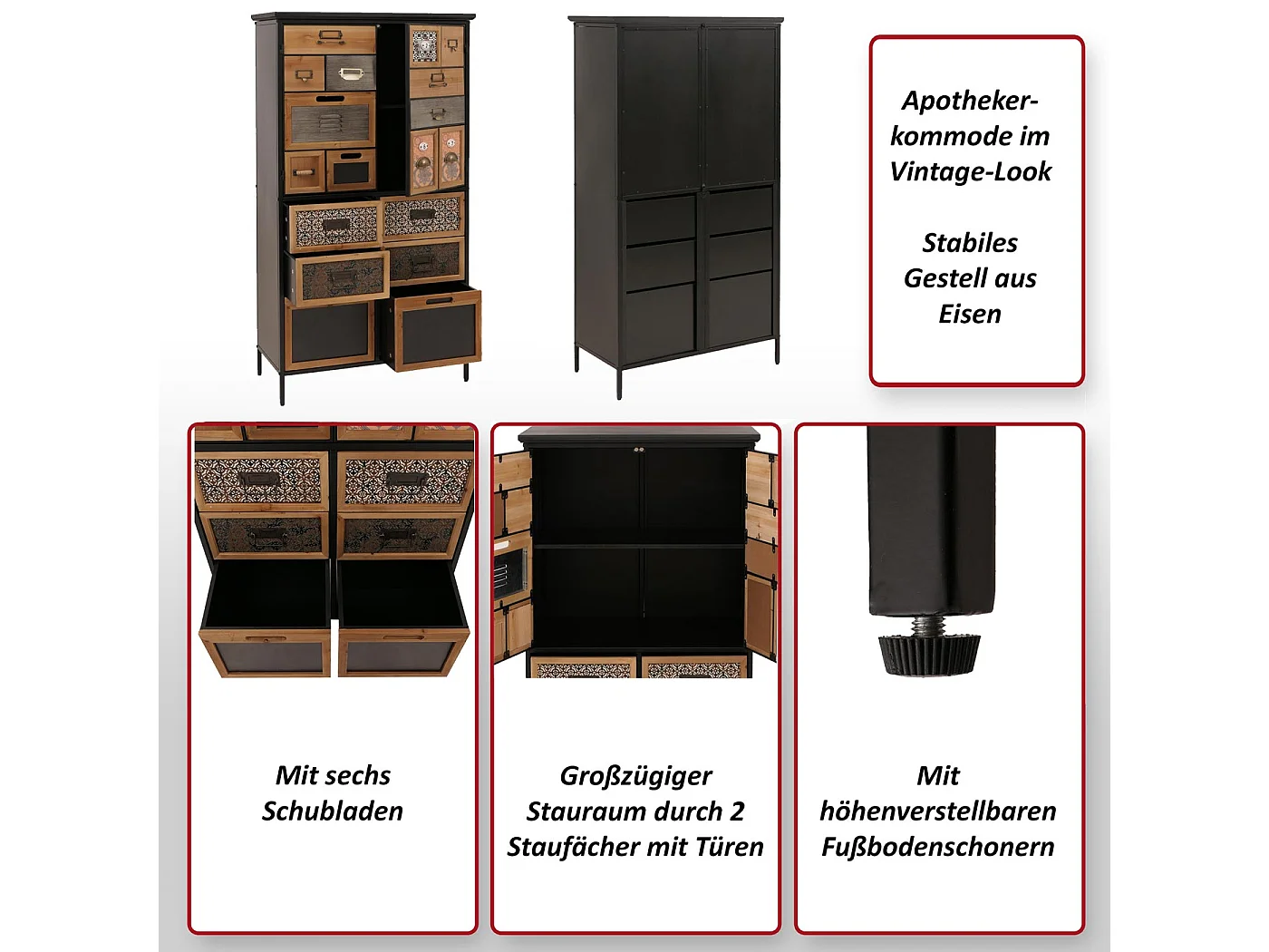 Apothekerskast MCW-O80