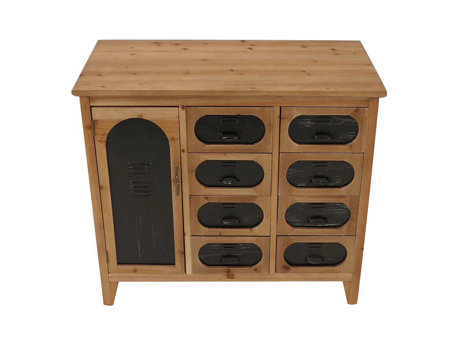 Komoda aptekarska MCW-O63,  korpus w kolorze naturalnym