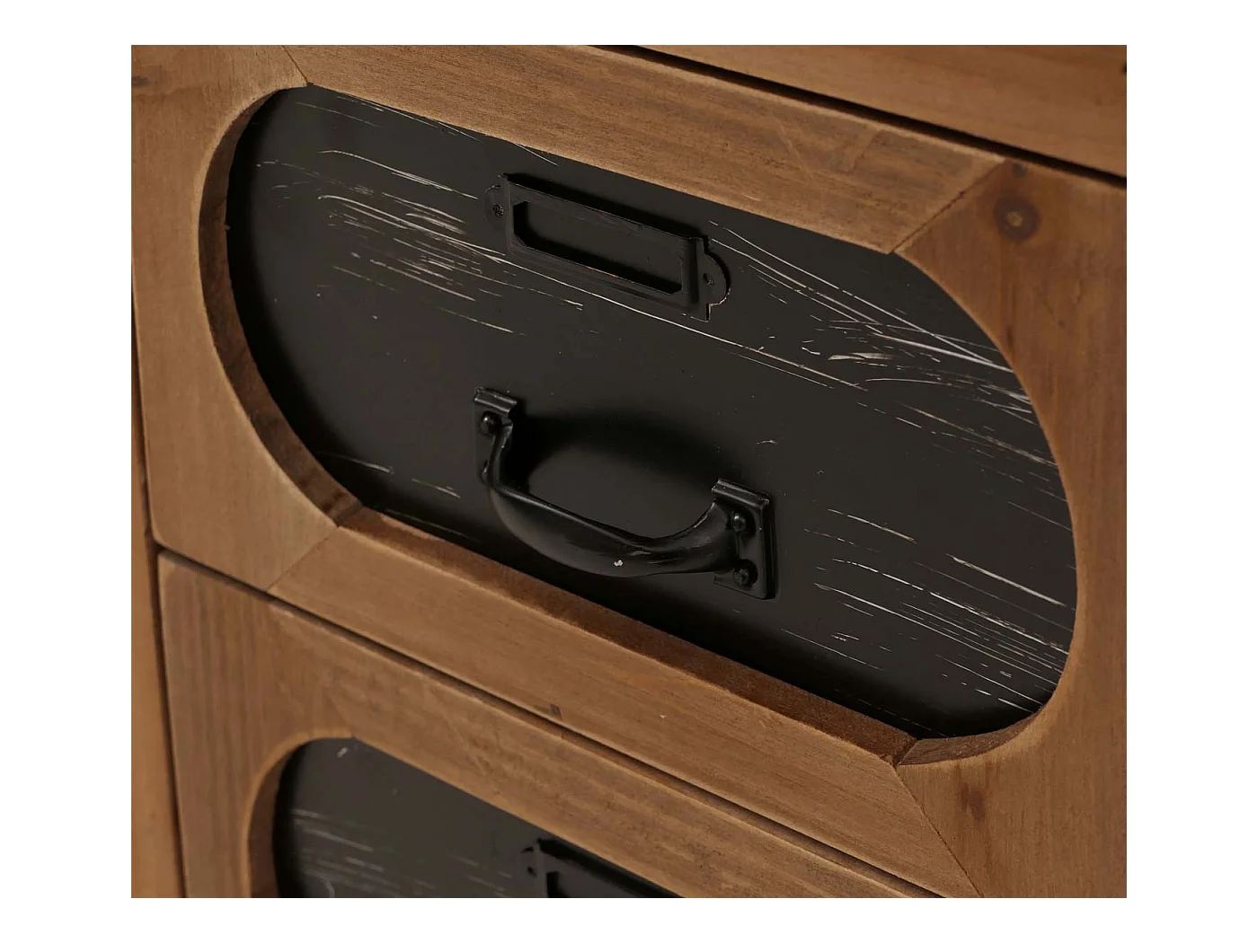 Komoda aptekarska MCW-O63,  korpus w kolorze naturalnym